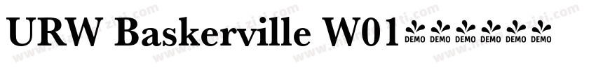 URW Baskerville W01字体转换